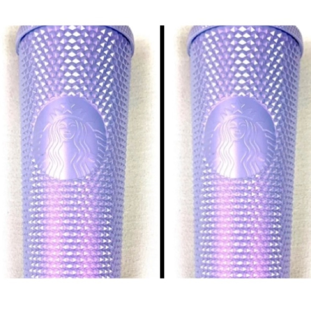 3 Starbucks 2021 Holiday Lilac studded limited edition 3 Tumblers